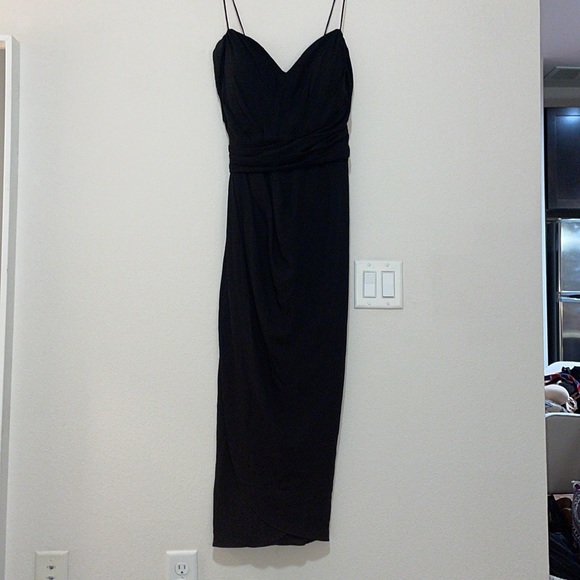 City Chic Entwine Maxi Dress in Black SZ 20 NWT - Picture 2 of 3